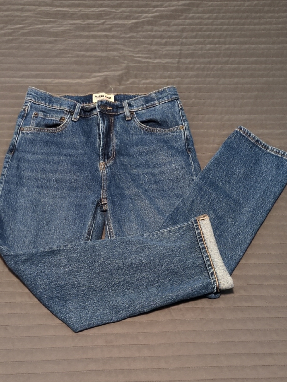Kirkland Signature Women’s High Rise Straight Leg Jeans